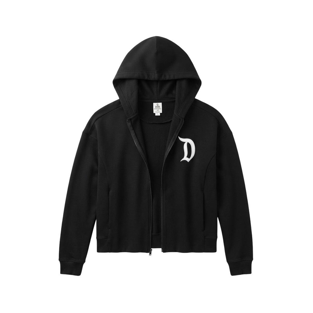 Disneyland Resort Authentic Original Full Zip Black Hoodie No Sz Tag Fits Like M